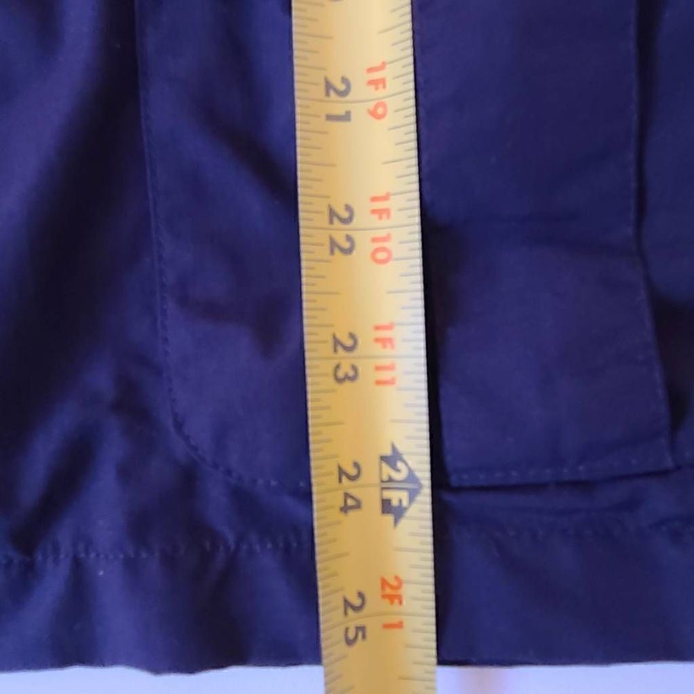 Lands' End Women's Full Zip Button Closure Hooded Rain Jacket Black Small - Picture 9 of 12